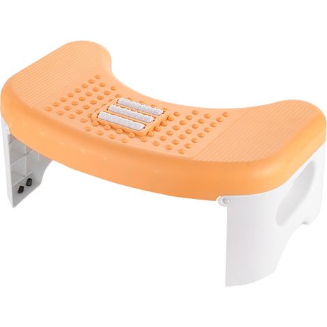 Tabouret de toilette pliable, marche-pied squat WC ergonomique, repose-pieds salle de bain (1/5)