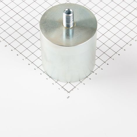 Magna-C Stabgreifer aus Neodym Ø63x65mm mit Gewindezapfen (1/3)