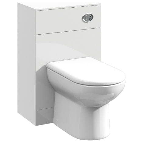 Nuie Mayford Gloss White 500mm x 330mm Toilet Unit - PRC142