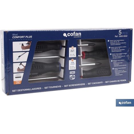 Set di cacciaviti 5 pezzi. Serie 6000
