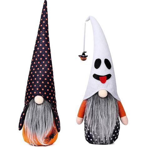 Gnome - Plush Doll - Halloween Decoration - 40 Cm - Non-Woven Fabric Cotton Filling - 2 Pieces (1/5)