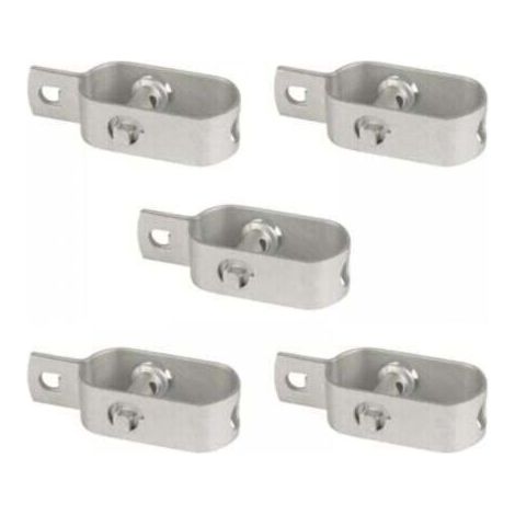 Tendeurs galvanisés Lot de 5 pour clôtures avec poulie de tension fer – robuste et résistant aux intempéries et aux UV (1/4)