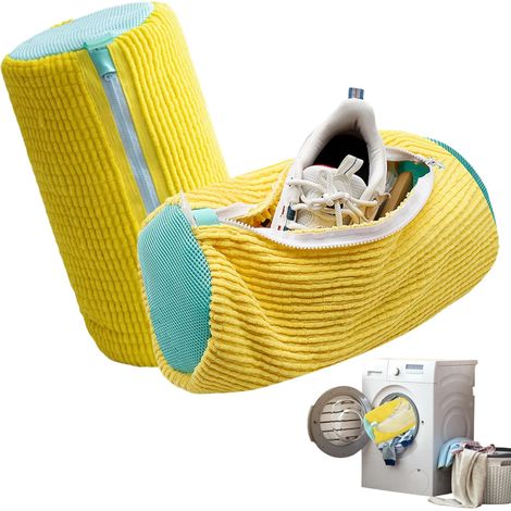 Sacs pour machine à laver les chaussures, lot de 2 sacs pour paniers à linge, sacs de nettoyage pour chaussures (1/5)