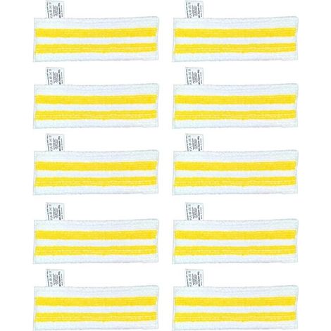 10 paños de microfibra para mopa de vapor para aspiradoras de mano Easyfix SC2, SC3, SC4 y SC5.