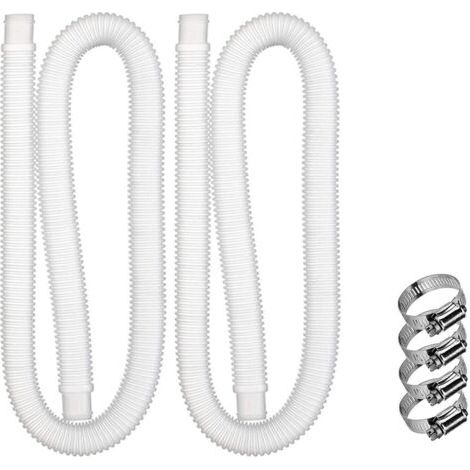 Tuyau de piscine hors sol, 3.2cm/1.25in de diamètre, 1.5m/59in de long pour filtre de piscine Intex 330 GPH, 530 GPH et 1000 GPH (1/5)