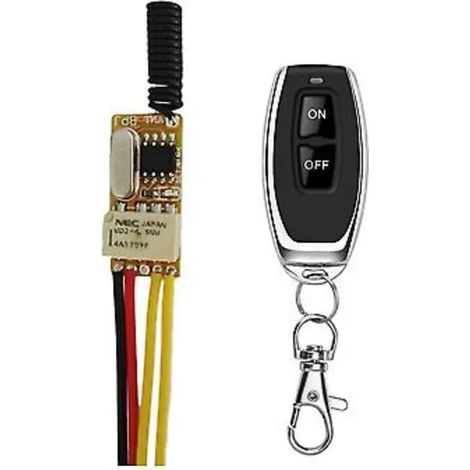 Drahtlose HF-Fernbedienung 433 Hz 4,2–12 V S-Relaismodul ohne NC MI