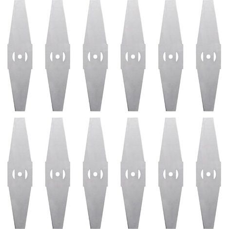 12 Lames de coupe-bordures en métal. Lames de remplacement pour coupe-bordures électriques. Accessoires de débroussailleuse. Lames de tondeuse (1/5)