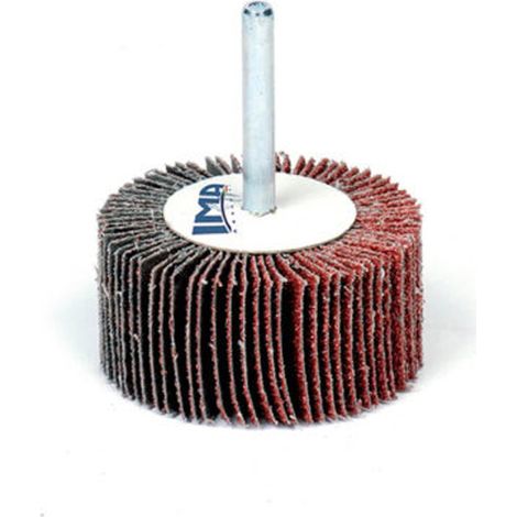 RUOTA RUOTE LAMELLARI LAMELLARE ABRASIVA CON GAMBO GR.40-60-80 VARIE MISURE IMA, "40x30/80" (1/2)