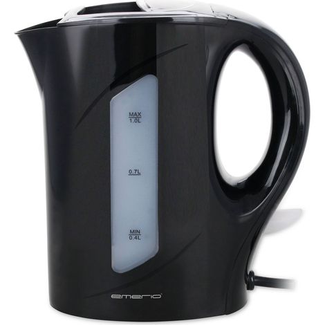 Emerio Wasserkocher WK-121616 1 L 900 W BPA-frei schwarz Teekocher (1/5)