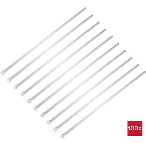 TRU COMPONENTS TC-12656576 Stahlkabelbinder 360 mm 7.9 mm AISI 316 100 St. (1/2)