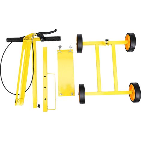 Machine de marquage de lignes droites à 4 roues, peinture en aérosol inversée pour parking, entrepôt et atelier (1/5)