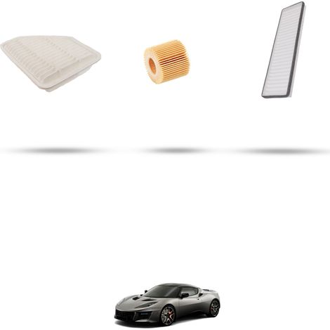Kit tagliando 3 filtri compatibile con Lotus Evora 3.5 v6 206kw dal 2009 (1/5)