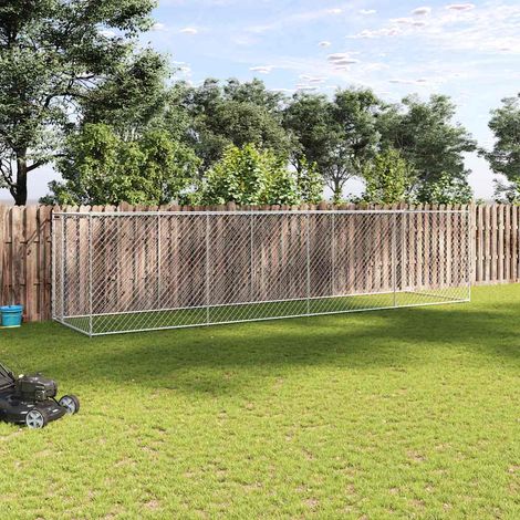 vidaXL Perrera de exterior 760x192x185 cm (1/5)