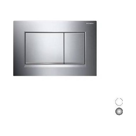 PLACCA DI COPERTURA 2 TASTI "SIGMA 30" GEBERIT Misura: Nero/bordo inf. Nero opaco