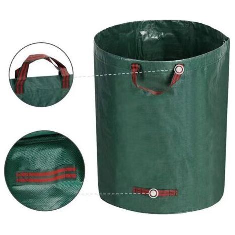 Sacs de déchets de jardin 300L lourds avec poignées , sacs de déchets de jardin réutilisables pour les ordures de cour , les toppers , les déchets végétaux , les herbes et les feuilles (1/4)