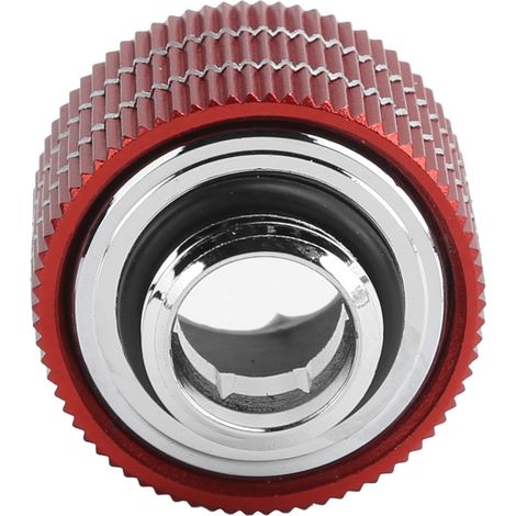 Raccords rigides pour tubes à vis rapide, refroidissement liquide pour ordinateur, 20 kg, anti-chute, vis rapide HYGKNB16MM (rouge)