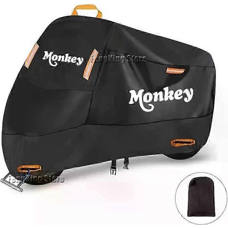 Housse de moto résistante aux UV, à la poussière et à l'eau, compatible avec les motos Monkey 125 et Z125. (1/5)