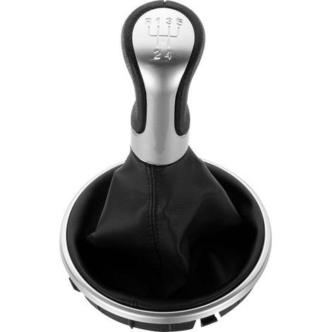 Staubschutzhülle für Skoda-Schaltgetriebe-Schaltknauf, Schalthebel und Drosselklappengehäuse, silberner Rahmen, Einzelpackung. (1/4)
