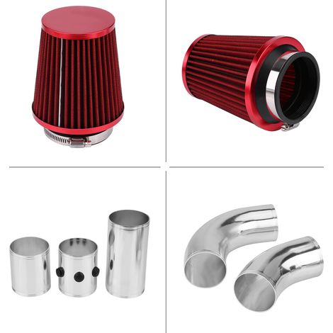 Kit de tuyau de filtre d'admission d'air froid en aluminium de 76 mm/3 pouces pour General Motors (1/5)