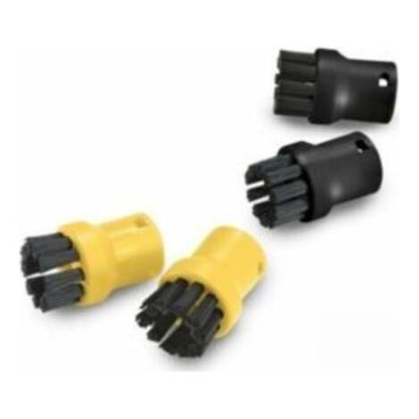4pcs Accessoires vapeur KARCHER, set de brosses KARCHER, petite brosse ronde en cuivre (1/5)