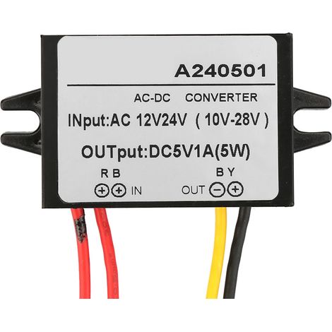 AC 12V 24V auf DC 5V Abwärtswandler AC/DC-Netzteilmodul (1/5)