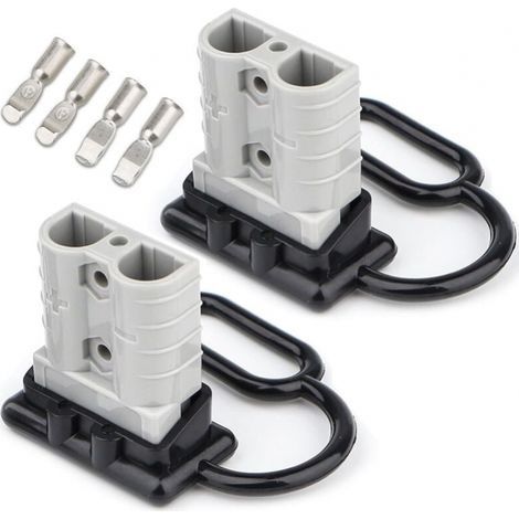 50A 6-10 Calibre Connectique Batterie Paire de prise Connecteur Anderson Batterie Connexion Rapide Prise de Connecteur (1/5)
