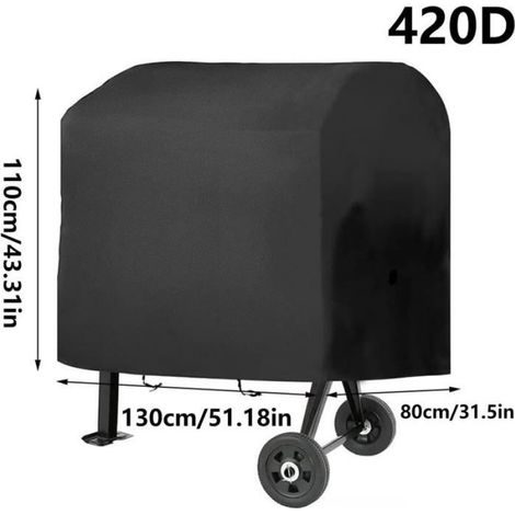 Housse pour bétonnière - Virex® - Étanche - Résistante aux UV - 130x80x110 cm - Anti-poussière (1/4)