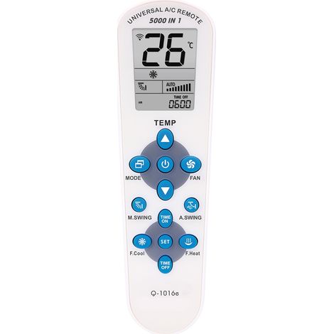 Mando a distancia universal 5000 codigos para aire acondicionado Q-1016e (1/2)