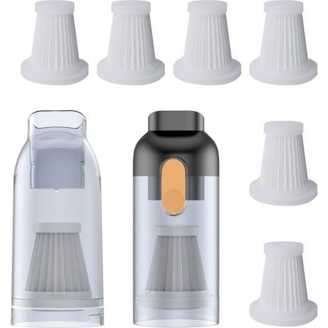 Filtre HEPA de rechange pour aspirateur portatif individuel : ce filtre de rechange est compatible avec la plupart des bacs à poussière d’un diamètre de 2,0 pouces (5,2 cm). (1/4)