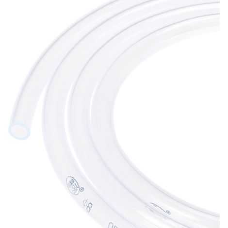 Tuyau Transparent PVC Tube Plastique Vinyle 8mm ID 10mm OD 1 Mètre Tuyau Souple Durite Flexible pour Tube d'Eau, Conduite d'Air (1/5)