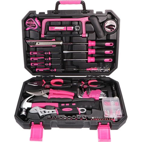 SIXTOL HOME PINK 128 - Set di attrezzi in valigetta  Per uso domestico (1/5)