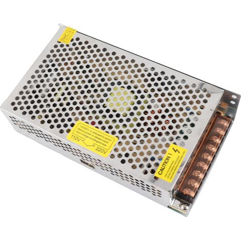 Alimentation à découpage 12V 21A 250W S-250-12 protection court-circuit surcharge surtension surtempérature boîtier aluminium projets LED imprimante 3D CCTV (1/5)