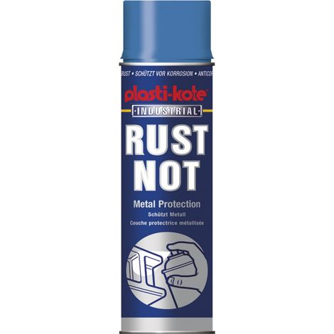 PlastiKote Rust-Not Spray Paint, Gloss White, 500ml (PKT781) (1/2)