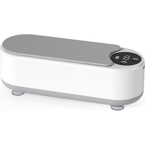 Nettoyeur ultrasonique pratique pour lunettes,haute fréquence 45 000 Hz,nettoyeur sonique professionnel rechargeable par USB (1/5)