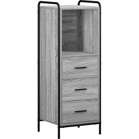 Mobile da Bagno Sonoma grigio 40 x 36 x 109,5 cm vidaXL (1/5)