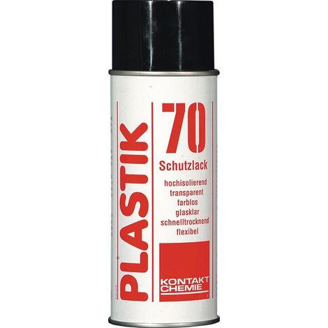 Vernice protettiva per PCB PLASTIK 70 incolore Bomboletta spray da 200 ml CONTATTO CHEMIE (Per 12)
