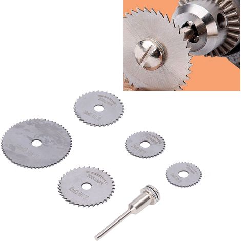 Set mit 6 Hochgeschwindigkeits-Metallsägeblättern, Kreissägeblatt-Set, Metallsägescheibe, Trennblatt (1/5)