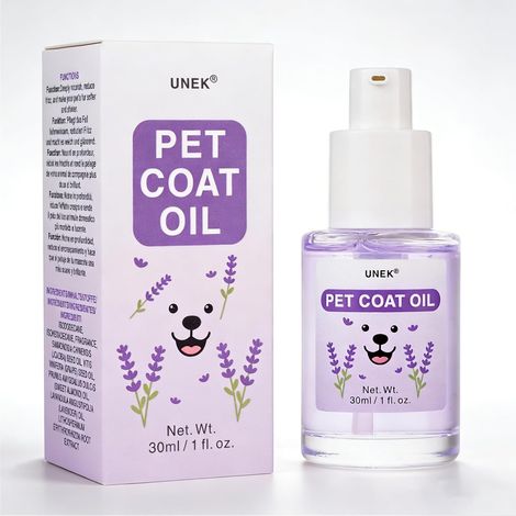 Huile démêlante Naturelle pour Chiens et Chats – Parfum Lavande, Anti-nœuds, nourrissante (1/5)