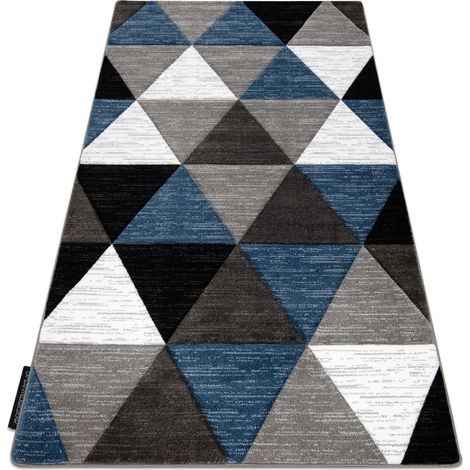 Carpet ALTER Rino Triangles blue blue 200x290 cm