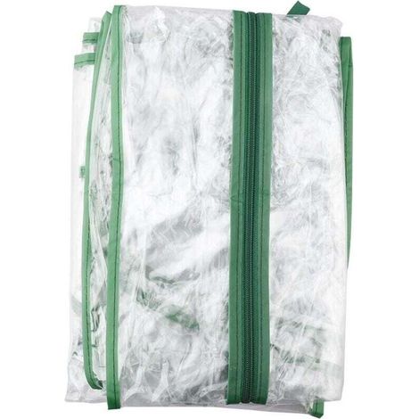 Housse de rechange pour serre à 3 couches, en plastique transparent, pour mini serre, pour cadre extérieur, accessoires de jardin (sans cadre) (1/3)