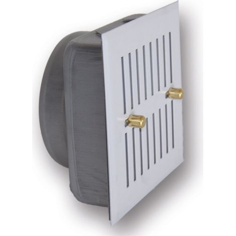 Rejilla de Ventilación Blanca Regulable 15x15 cm con Salida Ø120 mm Rejilla de Aire Ajustable Ventilación y Extracción (1/5)