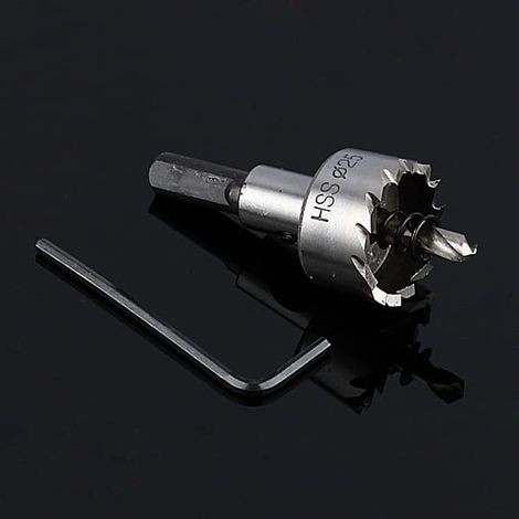 Foret en acier inoxydable, scie cloche robuste pour métaux, 25 mm (1/5)