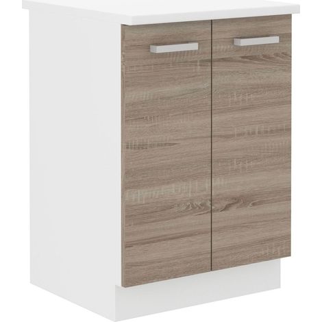 Küchen Unterschrank 60 cm für das Modell „Dave 240 Eiche Sonoma Trüffel“ (1/5)