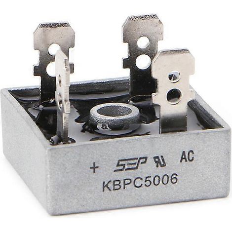 Pont redresseur de puissance KBPC5006 50 A 600 V, boîtier métallique, commande par pont de diodes (1/5)