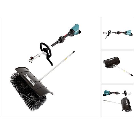 Makita DUX 60 Z batterie entraînement multifonctionnel 36V (2x18V) Brushless + embout brosse de balayage BR400MP - sans batterie, sans chargeur (1/5)