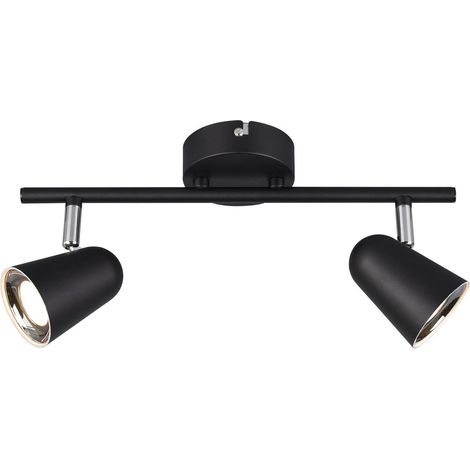 Faretto da Interno a LED in Plastica Nero Opaco