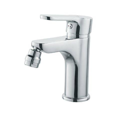 Mitigeur de bidet chrome' se'rie Paco avec vidage 1"1/4 et cartouche 35 mm