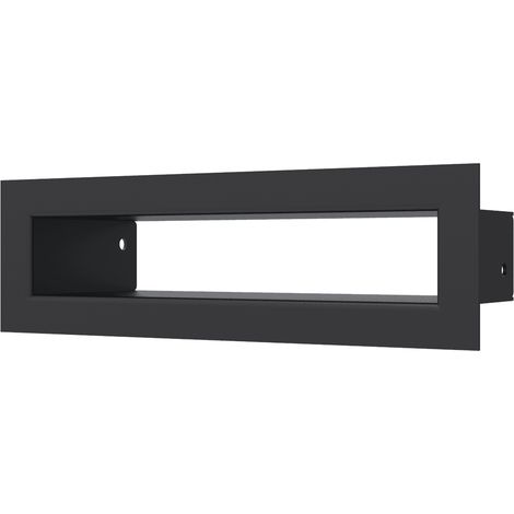 Lüftungsgitter TUNNEL 6x20 schwarz (1/4)