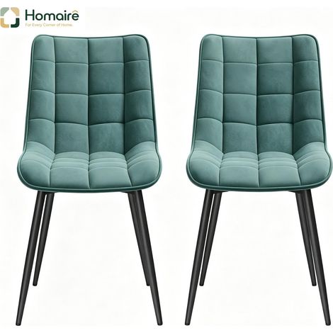 Chaise de jardin en métal bleu 46 x 39 x 85.5 cm HOMAIRE (1/5)