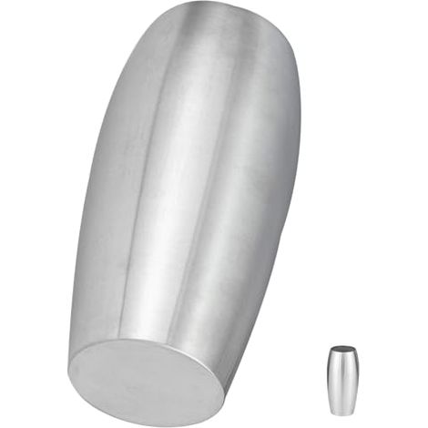 Vase en Acier Inoxydable, Grand Vase en Métal Argenté, pour Culture Hydroponique, Facile à Nettoyer, pour Table de Mariage, Réception et Décoration Intérieure (1/5)